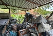 Polícia apreende meia tonelada de carvão produzido ilegalmente em Miracema