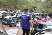 Detran-RJ apreende motor raspado em operação em Saquarema