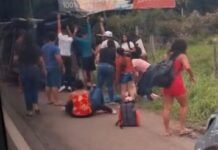 Acidente com van e carro deixa oito feridos na BR-356 em Campos