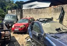 Ferro-velho irregular é interditado após motor adulterado em São Gonçalo