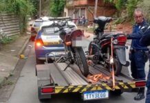 Fiscalização apreende cinco motos e identifica condutores sem CNH em Volta Redonda