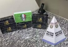 Casal é preso com quase 6 kg de cocaína na RJ-116, em Itaocara