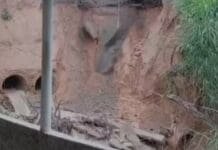 Deslizamento causa novos danos à RJ-148 em Nova Friburgo