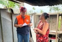 Defesa Civil vistoria casas atingidas por chuva e vento em Campos