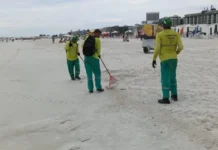 Cabo Frio recolhe 229 toneladas de lixo das praias em três dias