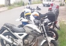 Volta Redonda remove moto irregular com licenciamento vencido desde 2023